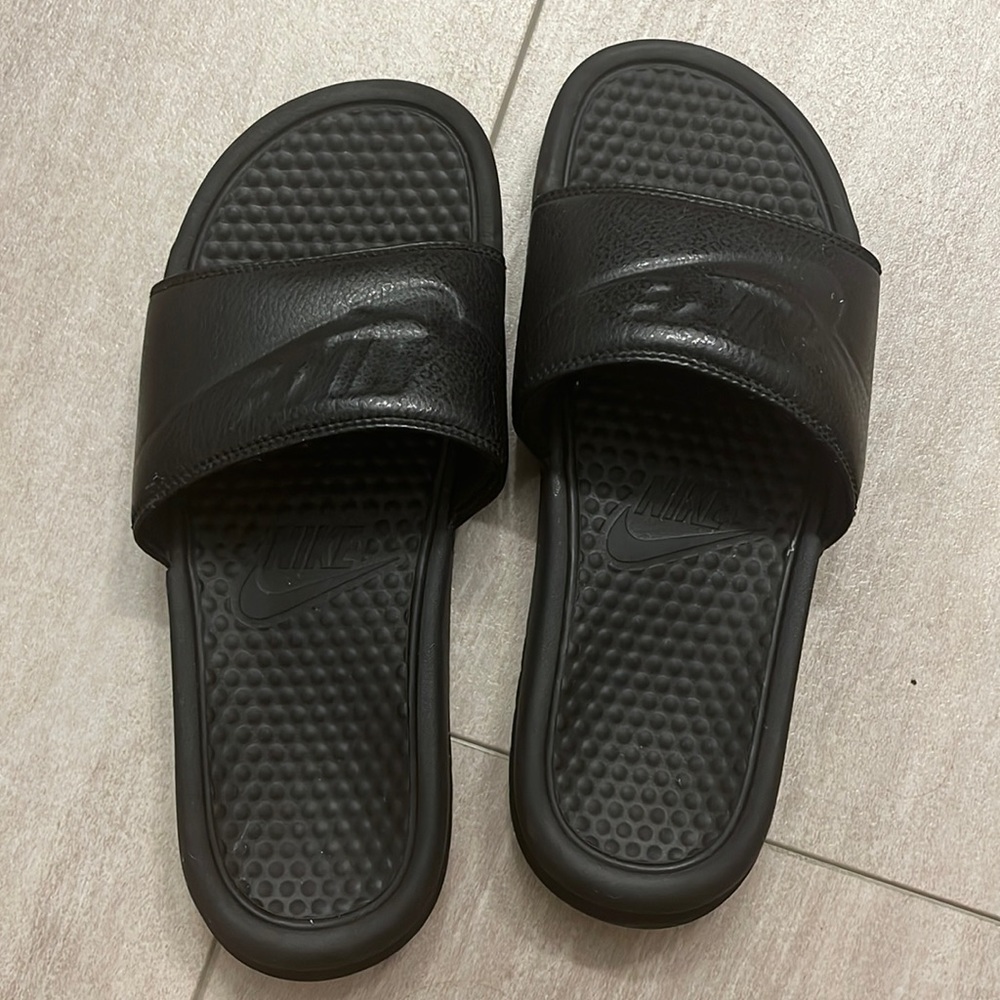 Nike Black Slides Mens size 7